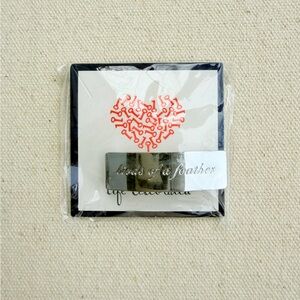 *Birds of a Feather Bar Charm* KEEP COLLECTIVE Retired Silver *NIP*